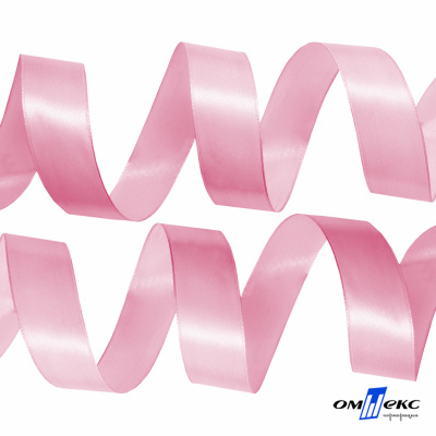050-нежно-розовый Лента атласная упаковочная (В) 85+/-5гр/м2, шир.25 мм (1/2), 25+/-1 м - купить в Казани. Цена: 53.96 руб.