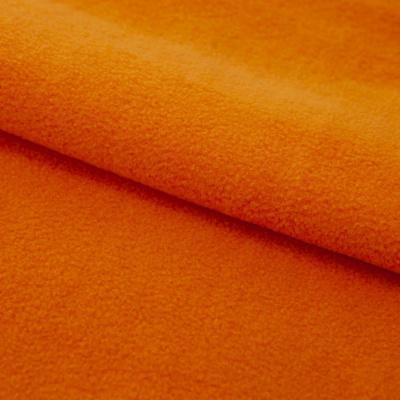 Флис DTY 16-1358, 250 г/м2, шир. 150 см, цвет оранжевый - купить в Казани. Цена 640.46 руб.