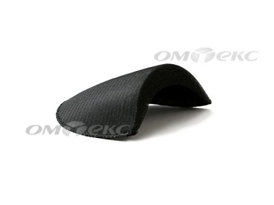 Плечевые накладки OВТ-10, обшитые, цвет чёрный - купить в Казани. Цена: 17.64 руб.