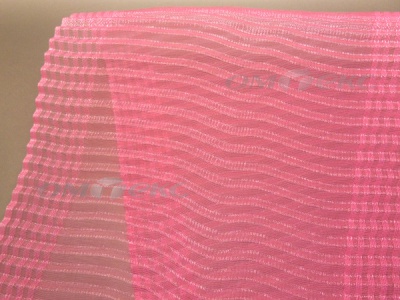 Лента капроновая "Гофре", шир. 110 мм/уп. 50 м, цвет розовый - купить в Казани. Цена: 35.60 руб.