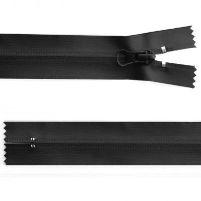 Молния водонепроницаемая PVC Т-7, 20 см, неразъемная, цвет чёрный - купить в Казани. Цена: 21.56 руб.