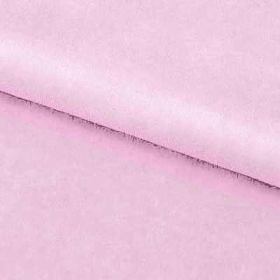Велюр JS LIGHT 1, 220 гр/м2, шир.150 см, (3,3 м/кг), цвет бл.розовый - купить в Казани. Цена 1 055.34 руб.