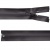 Молния водонепроницаемая PVC Т-7, 60 см, разъемная, цвет (301) т.серый - купить в Казани. Цена: 49.39 руб.