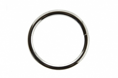 Кольцо металлическое d-32 мм, цв.-никель - купить в Казани. Цена: 3.54 руб.