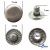 Кнопка металлическая "Альфа" с пружиной, 15 мм (уп. 720+/-20 шт), цвет никель - купить в Казани. Цена: 1 466.73 руб.