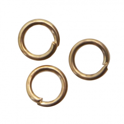 Кольцо  соединительное для бижутерии 4 мм, цв.-золото - купить в Казани. Цена: 0.41 руб.