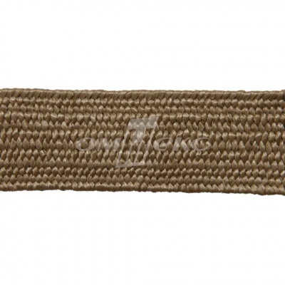 Тесьма отделочная полипропиленовая плетеная эластичная #2, шир. 40мм, цв.- соломенный - купить в Казани. Цена: 50.99 руб.