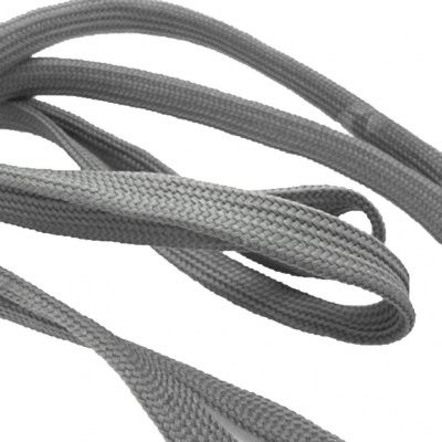 Шнурки т.5 150 см серый - купить в Казани. Цена: 31.48 руб.