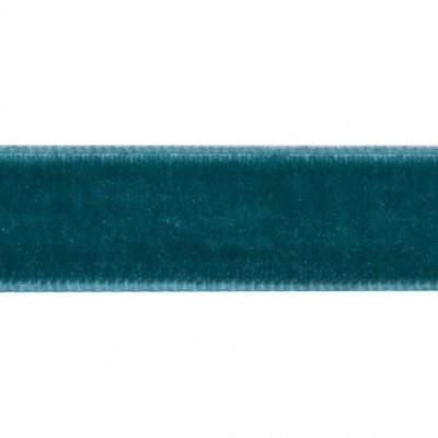 Лента бархатная нейлон, шир.12 мм, (упак. 45,7м), цв.65-изумруд - купить в Казани. Цена: 392 руб.