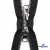 Молнии металл ТИТАН, звено никель т-8 (2 сл), разъемные 90 см - черные "ОмТекс" - купить в Казани. Цена: 162.99 руб.