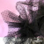 Евро-фатин горох, 100% полиэфир, 15 г/м2, 150 см. 16-167/черный - купить в Казани. Цена 241.13 руб.