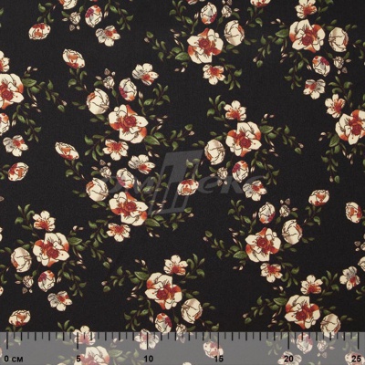 Плательная ткань "Фламенко" 3.1, 80 гр/м2, шир.150 см, принт растительный - купить в Казани. Цена 239.03 руб.