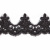 Сутажное кружево «Алансон»  на сетке (бисер) XDH3235, шир.60 мм, (уп. 9,14 м ), цв.-черный - купить в Казани. Цена: 2 156.52 руб.