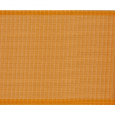 Лента капроновая "Гофре", шир. 110 мм/уп. 50 м, цвет оранжевый - купить в Казани. Цена: 26.93 руб.