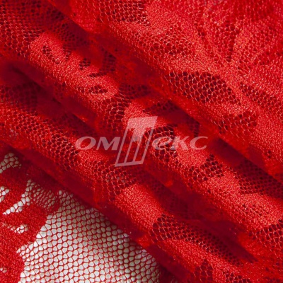 Кружевное полотно стрейч 15A29/RED, 105 гр/м2, шир.155см - купить в Казани. Цена 2 101.46 руб.