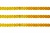 Пайетки "ОмТекс" на нитях, CREAM, 6 мм С / упак.73+/-1м, цв. 92 - золото - купить в Казани. Цена: 484.77 руб.