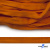 Шнур плетеный (плоский) d-12 мм, (уп.90+/-1м), 100% полиэстер, цв.267 - оранжевый - купить в Казани. Цена: 8.62 руб.