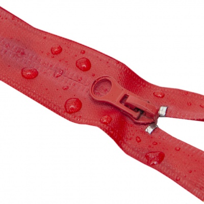 Молния водонепроницаемая PVC Т-7, 90 см, разъемная, цвет (820) красный - купить в Казани. Цена: 61.81 руб.