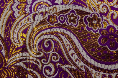 Ткань костюмная жаккард №9, 140 гр/м2, шир.150см, цвет фиолет - купить в Казани. Цена 387.20 руб.