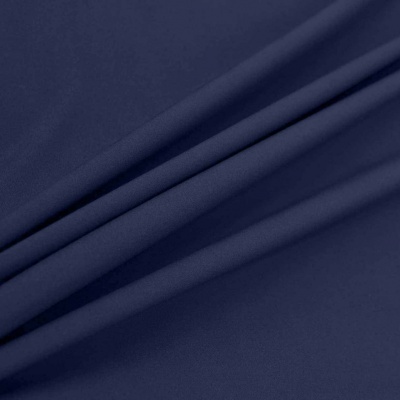 Костюмная ткань с вискозой "Салерно", 210 гр/м2, шир.150см, цвет т.синий/Navy - купить в Казани. Цена 446.37 руб.