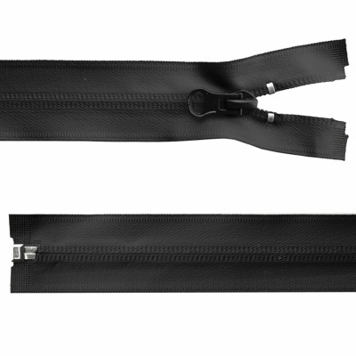 Молния водонепроницаемая PVC Т-7, 100 см, разъемная, цвет чёрный - купить в Казани. Цена: 61.89 руб.