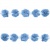 Тесьма плетеная "Рюш", упак. 9,14 м, цвет голубой - купить в Казани. Цена: 45.87 руб.