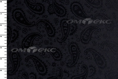 Ткань подкладочная жаккард Р14098, чёрный, 85 г/м2, шир. 150 см, 230T - купить в Казани. Цена 166.45 руб.