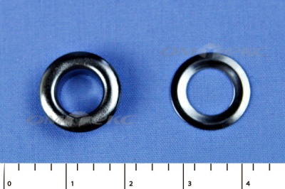 Люверсы металлические, блочка/кольцо, №5 (8 мм) упак.1000 шт- цв.никель - купить в Казани. Цена: 392 руб.
