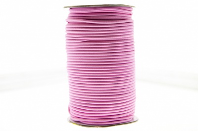0370-1301-Шнур эластичный 3 мм, (уп.100+/-1м), цв.141- розовый - купить в Казани. Цена: 459.62 руб.