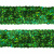 Тесьма с пайетками D4, шир. 20 мм/уп. 25+/-1 м, цвет зелёный - купить в Казани. Цена: 778.19 руб.