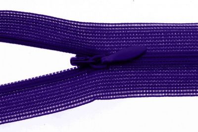 Молния потайная Т3 866, 50 см, капрон, цвет фиолетовый - купить в Казани. Цена: 8.62 руб.