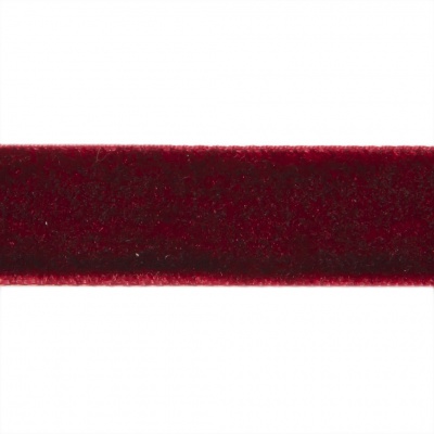 Лента бархатная нейлон, шир.12 мм, (упак. 45,7м), цв.240-бордо - купить в Казани. Цена: 392 руб.