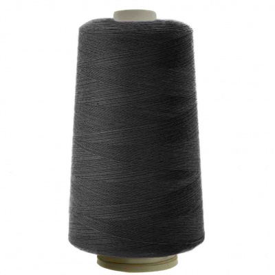 Швейные нитки (армированные) 28S/2, нам. 2 500 м, цвет чёрный - купить в Казани. Цена: 141.34 руб.