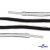 Шнурки #4-27, круглые 130 см, двухцветные (черно/белый) - купить в Казани. Цена: 47.04 руб.
