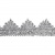 Тесьма металлизированная 0384-0240, шир. 40 мм/уп. 25+/-1 м, цвет серебро - купить в Казани. Цена: 490.74 руб.