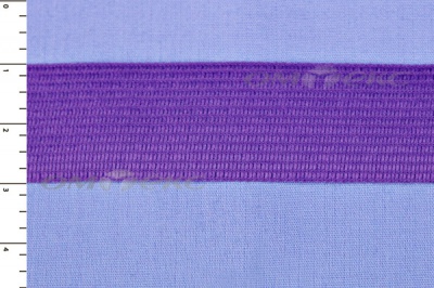 Окантовочная тесьма №0225, шир. 22 мм (в упак. 100 м), цвет фиолет - купить в Казани. Цена: 271.60 руб.