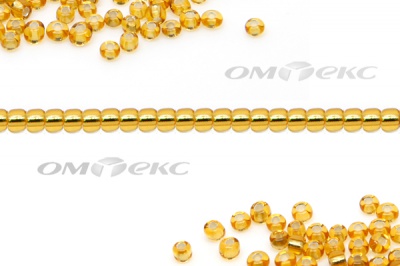Бисер (SL) 11/0 ( упак.100 гр) цв.22 - золото - купить в Казани. Цена: 53.34 руб.