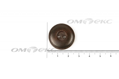 Пуговица деревянная круглая №54 (25мм) - купить в Казани. Цена: 4.12 руб.