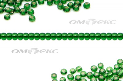 Бисер (SL) 11/0 ( упак.100 гр) цв.27В - зелёный - купить в Казани. Цена: 53.34 руб.