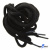 Шнурки #106-09, круглые 130 см, цв.чёрный - купить в Казани. Цена: 21.92 руб.
