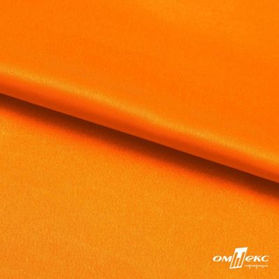 Поли креп-сатин 15-1263, 125 (+/-5) гр/м2, шир.150см, цвет оранжевый - купить в Казани. Цена 155.57 руб.