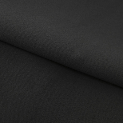 Костюмная ткань "Элис", 200 гр/м2, шир.150см, цвет чёрный - купить в Казани. Цена 306.20 руб.