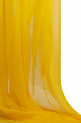 Портьерный капрон 13-0858, 47 гр/м2, шир.300см, цвет 21/жёлтый - купить в Казани. Цена 137.27 руб.