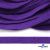 Шнур плетеный d-8 мм плоский, 70% хлопок 30% полиэстер, уп.85+/-1 м, цв.1030-фиолет - купить в Казани. Цена: 735 руб.