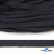 Шнур плетеный d-8 мм плоский, 70% хлопок 30% полиэстер, уп.85+/-1 м, цв.1010-т.синий - купить в Казани. Цена: 735 руб.