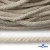 Шнур плетеный d-6 мм круглый, 70% хлопок 30% полиэстер, уп.90+/-1 м, цв.1077-лён - купить в Казани. Цена: 588 руб.