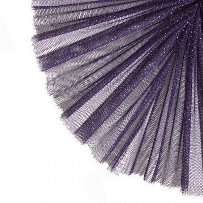 Сетка Глиттер, 24 г/м2, шир.145 см., пурпурный - купить в Казани. Цена 117.24 руб.