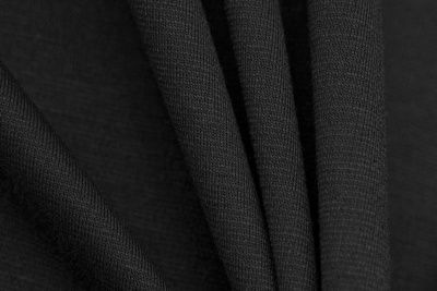 Трикотаж "Grange" BLACK 1# (2,38м/кг), 280 гр/м2, шир.150 см, цвет чёрно-серый - купить в Казани. Цена 861.22 руб.
