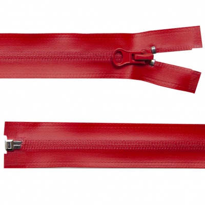 Молния водонепроницаемая PVC Т-7, 90 см, разъемная, цвет (820) красный - купить в Казани. Цена: 61.81 руб.