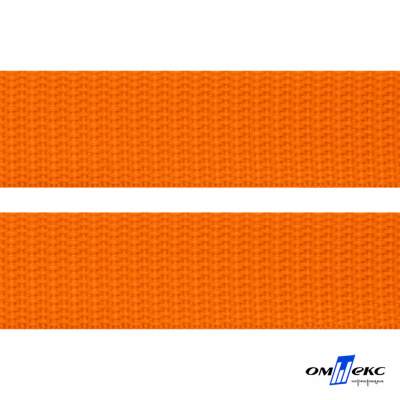 Оранжевый- цв.523 -Текстильная лента-стропа 550 гр/м2 ,100% пэ шир.20 мм (боб.50+/-1 м) - купить в Казани. Цена: 318.85 руб.